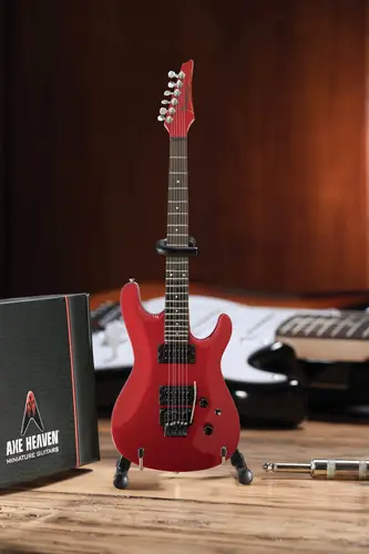 Mega Sale Joe Satriani Candy Apple Red Mini Guitar Replica