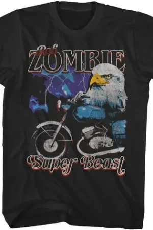 Rob Zombie Super Beast Bike Tshirt Sm Ts4413rbza1 Hassle-Free Returns
