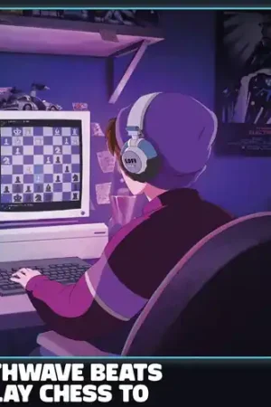 Time-Limited Chess.Com Synthwave Edition / Various (Blue)