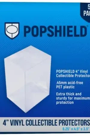 Final Sale Popshield 4 Collectible Protectors - 5 Pack - Clear