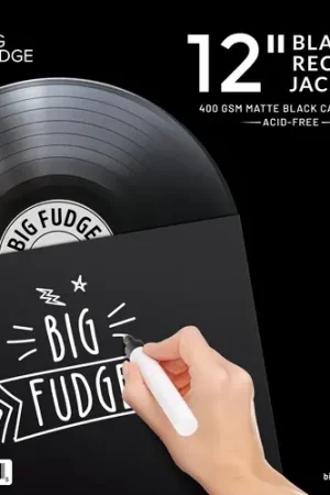 Instant Buy Big Fudge Bfrj-B-12x20us 12in Blank Jackets 20p Bk