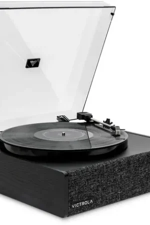 One Day Deal Victrola Vta78blk Eastwood Bt Record Player Black