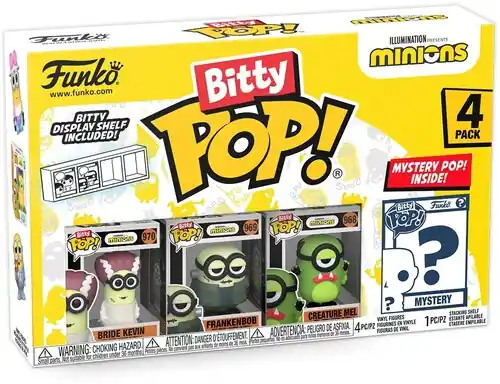 FUNKO BITTY POP!: Minions- Frankenbob 4PK Affordable