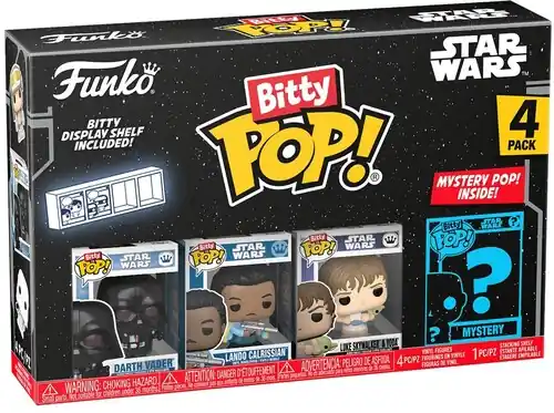 FUNKO Bitty POP!: Star Wars: The Empire Strikes Back S2 - Vader 4-Pack Viral