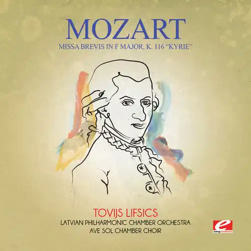 Missa Brevis in F Major K. 116 Kyrie Limited Offer