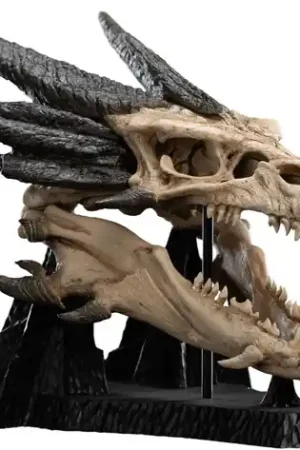 Weta Workshop Polystone - The Hobbit Trilogy - Skull of Smaug Miniature Skull Next Day Delivery