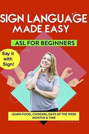 Free Shipping ASL Learn Food, Cooking, Days Of The Week