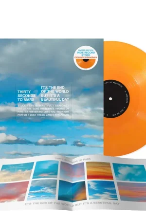 Budget Thirty Seconds To Mars - It's The End Of The World But It's A Beautiful Day [Tangerine LP] [Alternate Cover] [Vinyl]