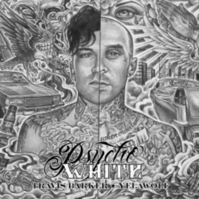 Fresh Stock Travis Featuring Yelawolf Barker - Psycho White Ep - LP Vinyl