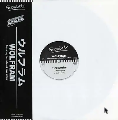 WOLFRAM (FEAT. HERCULES & LOVE AFFAIR) - Fireworks [Vinyl] Price Drop