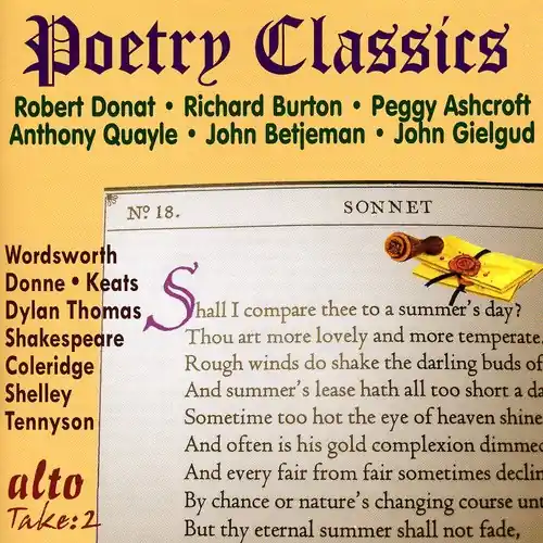 Top Rated Poetry Classics: Great Voices