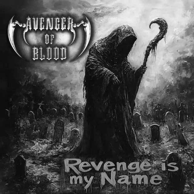 AVENGER OF BLOOD - REVENGE IS MY NAME (THROES OF ASH COLOURED VINYL) (Vinyl LP) Clearance