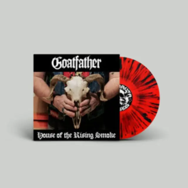 Hot Picks GOATFATHER - HOUSE OF THE RISING SMOKE (CLEAR RED WITH BLACK SPLATTER VINYL) (Vinyl LP)