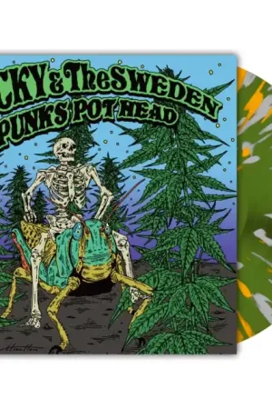ROCKY & THE SWEDEN - PUNK'S POT HEAD (GREEN SPLATTER VINYL) (Vinyl LP) Free Shipping